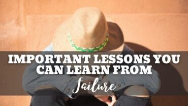 important lessons you can learn from failure